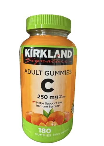 Kirkland Signature Vitamin C Adult Gummies 250 mg 180 Count
