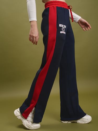 Image of Tokyo Talkies Women's Bootcut Regular Track Pants| Mid-Rise | Trackpant | Track Pants | Gymwear | Sports Wear