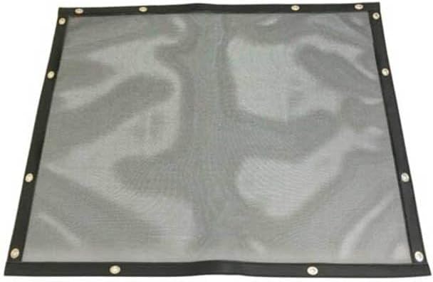 Technical Precision Replacement for Peterbilt 377 Year 1994 Vinyl Black Bug Screen W/ 14 TURNBUCKLES