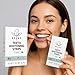 Peroxide-Free Pap+ Teeth Whitening 42 Strips - Professional Teeth Whitening Strips for Sensitive Teeth - Gentle on Veneers - Easy 30-Minute Application - Natural Non-Peroxide Formula