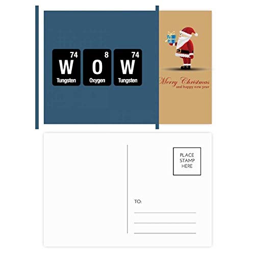 Cartes postales élément chimique idée cadeau pour enseignant et passionné