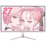 Pixio PX278 WAVE Pastel Pink ゲーミングモニター 27インチ 180Hz WQHD パステルピンク 2年保証 かわいい