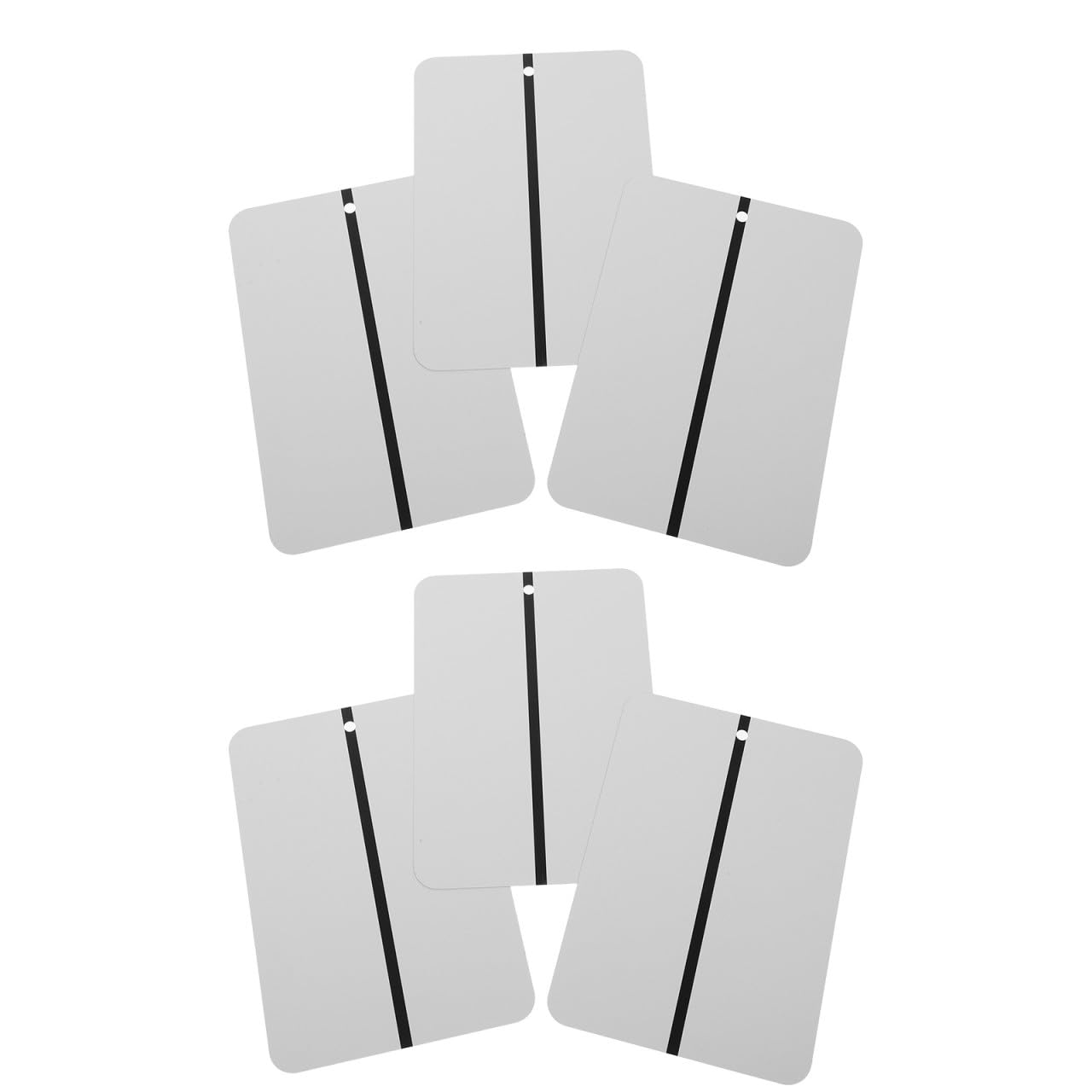 Gatuida 10pièces Cartes Test Peinture Automobile Aluminium Panneaux Essai Couleur Robustes pour Correspondance Précise Échantillons Spray pour Réparation Carrosserie