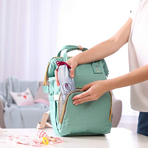Ninja Mama Postpartum Essentials Duo - Peri Bottle and Perineal Ice Packs for Soothing Postpartum Care After Childbirth Labor and Delivery Shower Gift.