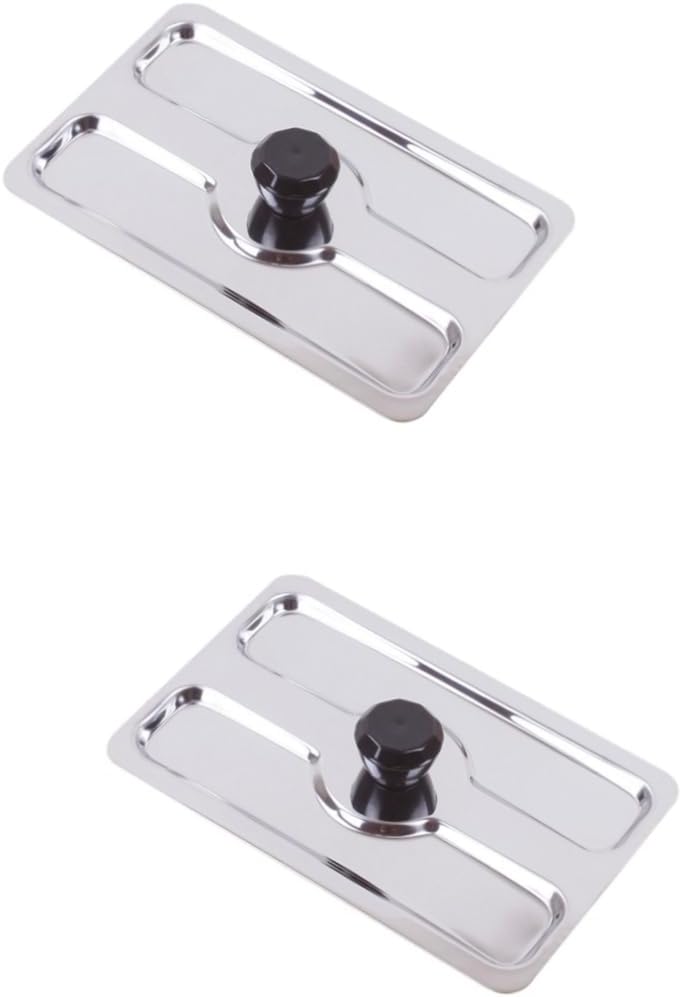 2 Pcs Universal Bread Maker Parts Toaster Upper Cover Steel Dust Cover for Toaster