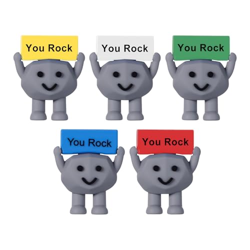 Piedras De Preocupación Sensorial: Piedras De Bolsillo De De Ansiedad, 5 Piezas De Guijarros Relajantes | Regalos De Aliento para Amigos Familia Familia Adultos Niños Niños Descripción D