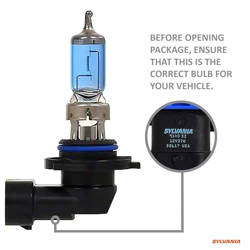 SYLVANIA - 9140 SilverStar zXe Fog High Performance Halogen Fog Light Bulb - Bright White Light Output, HID Attitude, Xenon Fueled Technology (Contains 2 Bulbs)