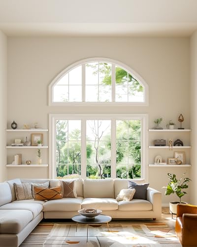 AMADA HOMEFURNISHING 35.4" L Floating Shelves, Wall Shelves Set of 3 for Bathroom/Living Room/Bedroom/Kitchen, White Floating Shelves for Wall Decor with Invisible Brackets - AMFS45W AMADA HOMEFURNISHING 35.4" L Floating Shelves, Wall Shelves Set of 3 for Bathroom/Living Room/Bedroom/Kitchen, White Floating Shelves for Wall Decor with Invisible Brackets - AMFS45W