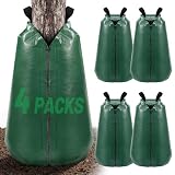 20 Gallon Tree Watering Bag - 8~10 Hours Slow Release, UV Resistant PVC Drip Irrigation Bags, for Summer New Trees Watering, 4 Packs