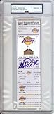 Magic Johnson Signed Autograph Ticket 1996 Lakers vs. Nuggets PSA 10 Auto 696
