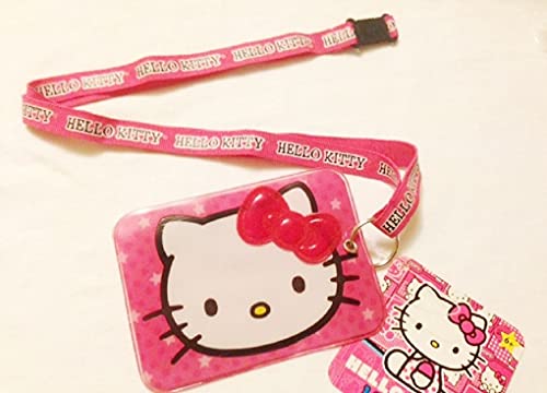 Porte-badge Hello Kitty avec lanyard pour une idée cadeau utile et originale