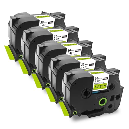 Sluxjet �݊� �s�[�^�b�` �e�[�v 36mm�� �Βn������ TZe-761 Tz-761 �e�v�� �u���U�[�H�� �s�[�^�b�`�L���[�u P-touch �ėp �e�[�v�J�[�g���b�W ����8m P�^�b�` �@��Ή� PT-9500PC PT-9700PC 5�Z