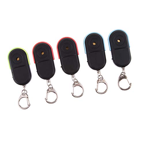 balikha 5pcs Apito LED Localizador de Chave de Carro Localizador Localizador de Chaveiro de Chaves A