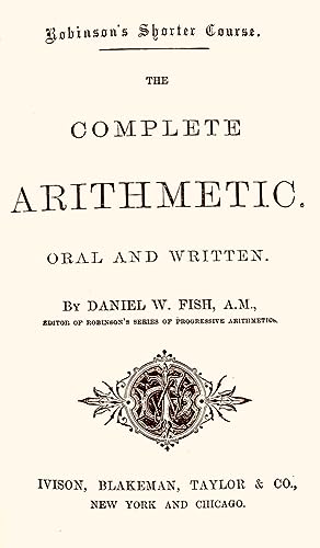 The Complete Arithmetic: Oral and Written (Robi... B002JHFI9K Book Cover