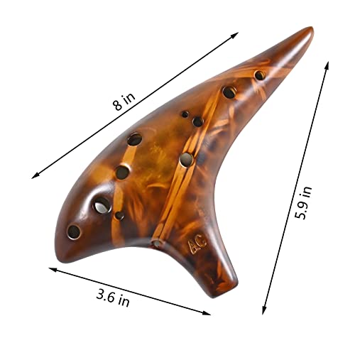 Lieke L043 Ocarina,12 Holes Alto C Key Ceramic Ocarinas thumb #3