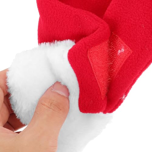 Disfraz navideño para perro Ipetboom, set de sombrero y bufanda miniatura 5