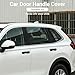 BILOPER Car Door Handle Cover for Honda CRV 2023 2024 2025 2026 Accessories ABS Material Door Handle Protector Glossy Black