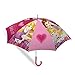 HOVUK® Ombrello a forma di cuore della Principessa Disney, colori con personaggio Disney popolare, regalo di Natale per bambini