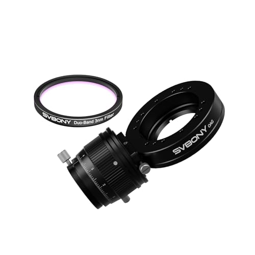 Filtre Svbony SV220 H-alpha OIII double bande 3nm 2" avec guidage hors axe SV238