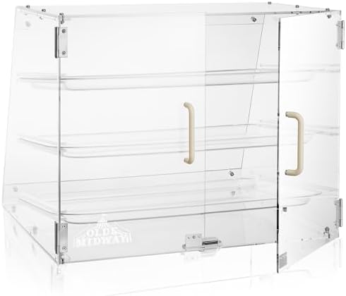 Acrylic Countertop Bakery Display Case Tray 20-1/4" X 13-2/5" X 4/5"- – True Craftware - View #2