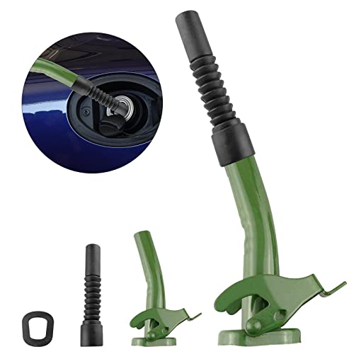 Bec verseur pour jerrican en métal, bec verseur pour jerrican en métal, bidon de carburant, bec verseur de réserve, bec verseur pour bidon métallique, convient pour bidon métallique de 5,10,20 l Cover