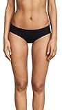 commando Women's Cotton High Rise Bikini, Black, s/m