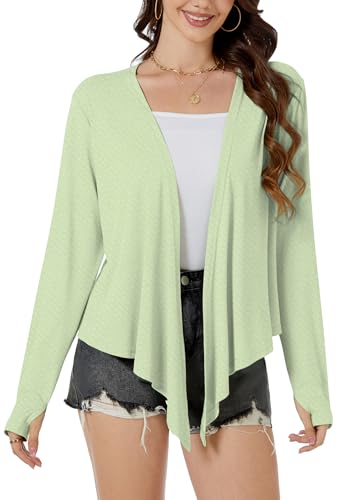 Yekaty Womens Lightweight Tie Cardigan Shrugs for Summer Dress UPF 50+ Sun Prrotection Wraps Tops Shawls