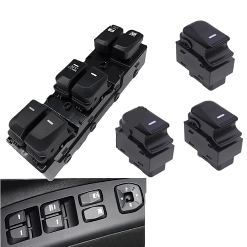 Commande lève-vitre pour Hyundai ix35 2010-2017 interrupteur principal