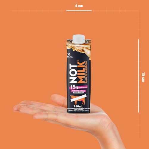 Notco NotMilk High Protein Leite Vegetal 15g Pasta Amendoim 250 ml,