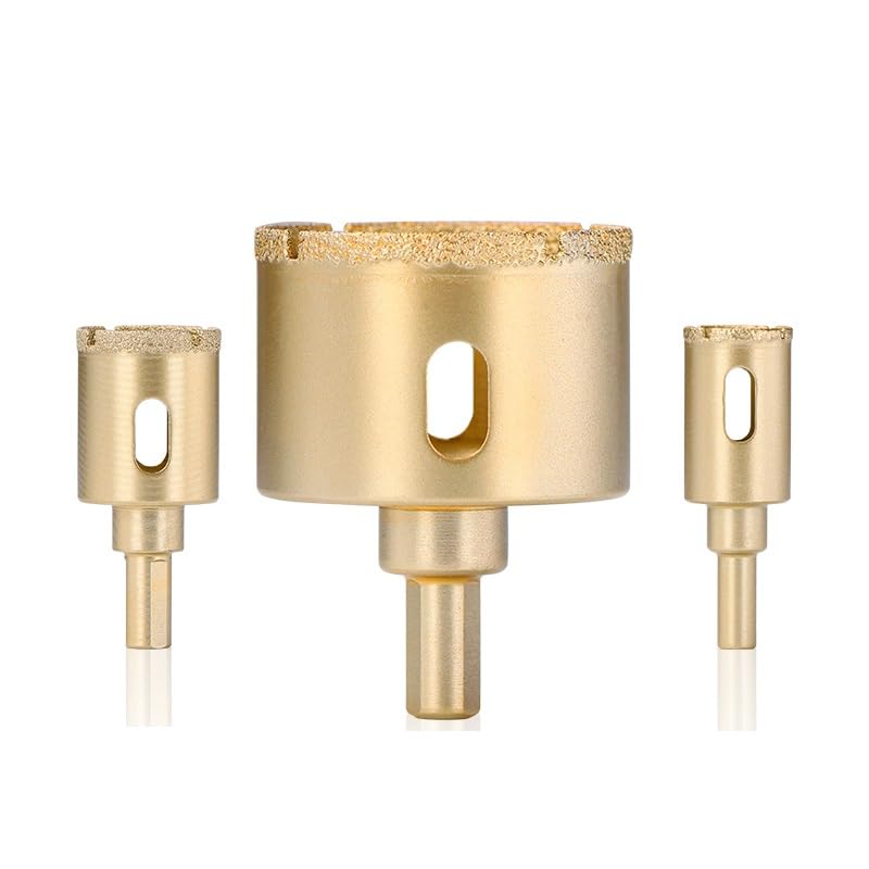 Broca recubierta de diamante para vidrio y mármol 65 mm miniatura 3