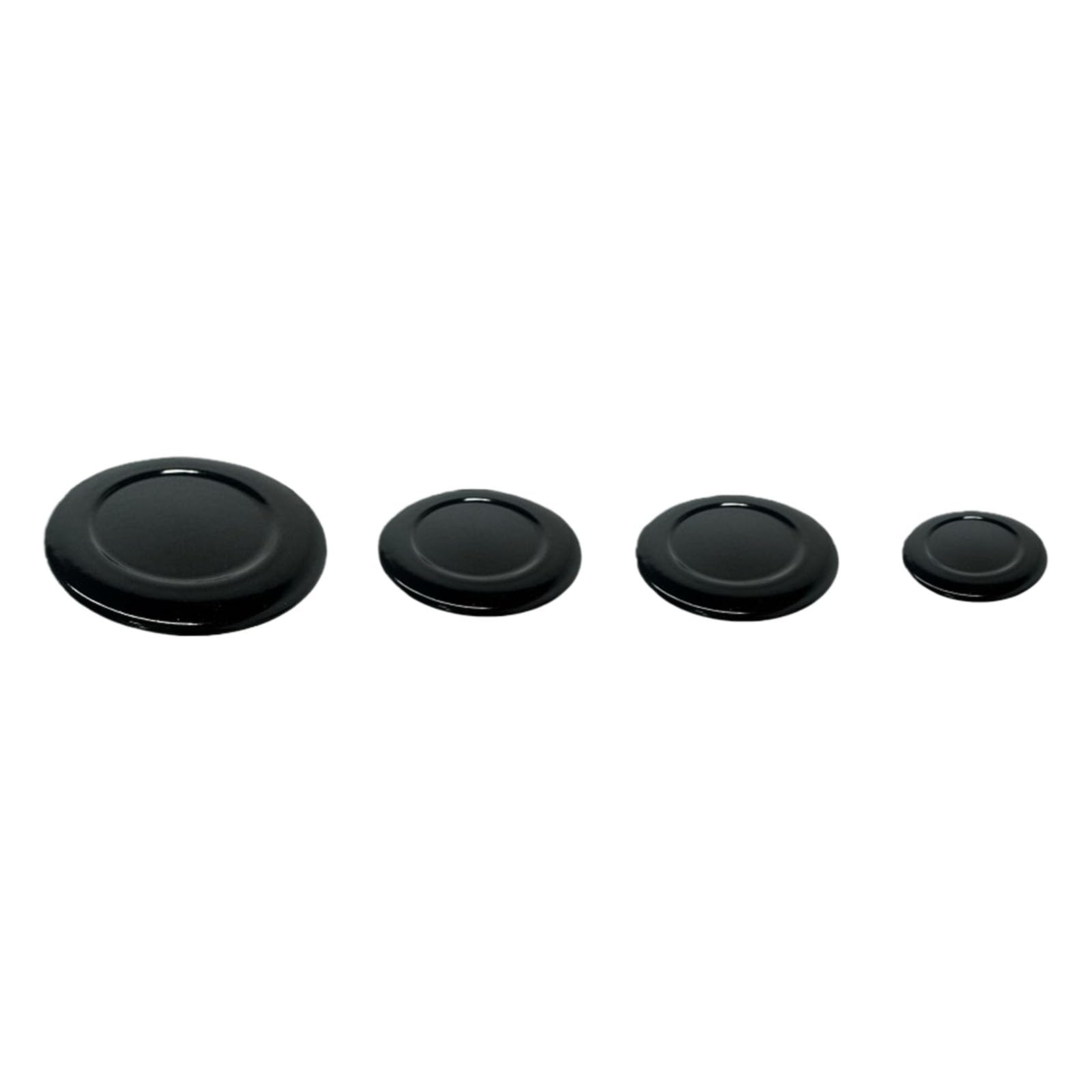 Elnwnnkc 4Pcs Stove Burners Crowns Flame Cap Cover Efficient Heat Easy Install Stove Replacement Parts
