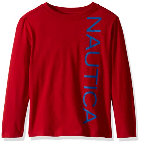 T-shirt manches longues Nautica pour garçon résistant aux lavages fréquents