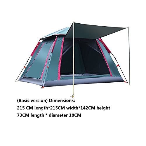 Carpa automática impermeable para camping 3-4 personas miniatura 7
