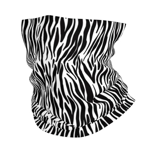 Buewutiry - Cubrecuello para hombre y mujer - Estampado cebra - Pasamontañas - Máscara Facial - Bandana