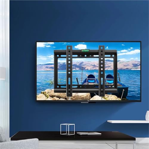 EKSIL Uchwyt ścienny do telewizora uniwersalny płaski telewizor monitory uniwersalny uchwyt na monitor do telewizora Max Vesa niski profil stały na 35-32 cm