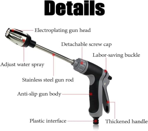 Image of Pressure Washer-Turn Any Hose into a High Pressure Water Cleaning Jet, 2026 New Heavy Duty Garden Hose Nozzle, Multi Function Lawn & Garden Watering Washer with Car Wash Glove