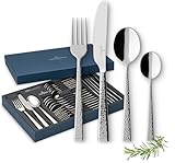 Villeroy & Boch Blacksmith Tafelbesteck für bis zu 6 Personen, 24-teilig, Edelstahl