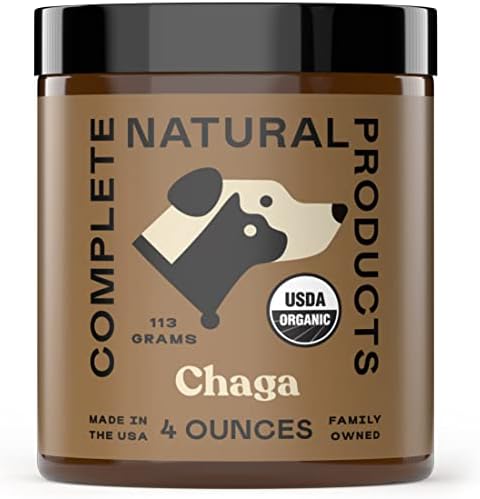 Complete Natural Products Organic Chaga Mushroom Powder for Pets ...