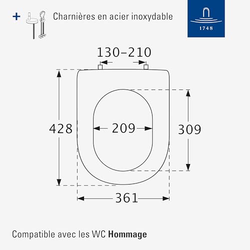 Abattant VILLEROY ET BOCH Hommage - vue 7