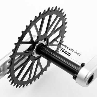 Ultralight Road Bike Crankset, Hollow Tech Bicycle Crank Arm Set 165/170/175mm with Bottom Bracket, 3-Bolt Direct Mount Crank Compatible with GXP,Gravel Bike,Folding Bicycle,Road Bike