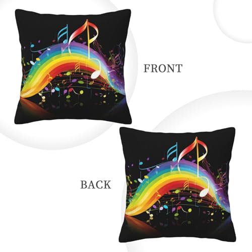 Housse de coussin velours côtelé 41x41cm mélodie colorée