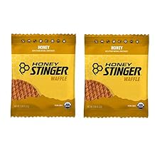 Honey Stinger Organic Honey Waffle | Energy Stroopwafel for Exercise, Endurance and Performance | Sports Nutrition for Home & Gym, Pre and Post Workout | 32 Waffles, 33.92 Ounce