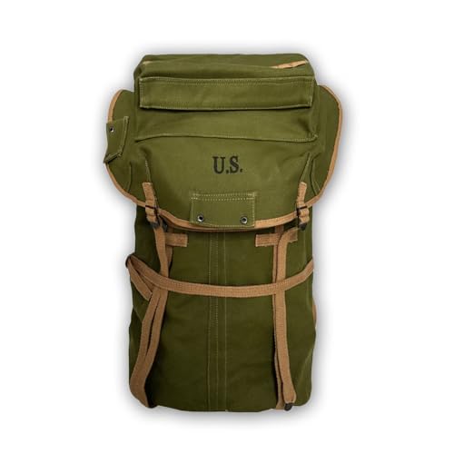 WW2 US M1943 �����b�N�T�b�N ���B���e�[�W OD7 �L�����o�X �}�E���e���o�b�O �����C�N WWII M-1943 �t�B�[���h�o�b�N�p�b�N �i�b�v�T�b�N