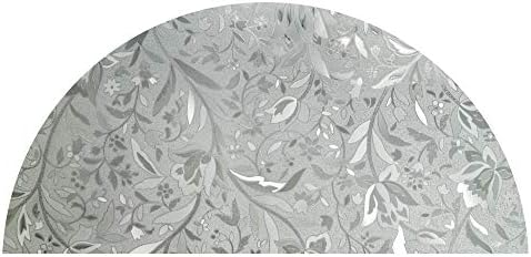 AUTOTECH PARK Precut Custom Arched Window Film, Floral Series 5 Design, up to 64 inches Diameter and 33 inches Height