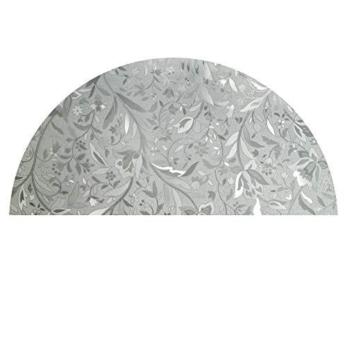 Autotech Park Precut Custom Arched Window Film, Floral Series 5 Design, Up To 64 Inches Diameter And 33 Inches Height #TOP2