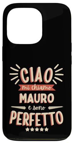 Mauro Idea Regalo Personalizzata Nome Divertente �X�}�z�P�[�X iPhone 13 Pro �p