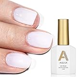 AILLSA Milky White Gel Nail Polish 15ml White Gel Polish Long Lasting Jelly Gel Nail Polish Christmas Nails Quick Dry Soak Off UV Gel Nail Polish French Manicure Nail Art at Home 1Pcs