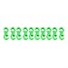 S-Shaped Rotating for Bike Cable Clip Set for Road, Folding, Fixed Gear & City Bikes – Brake and Derailleur Cross Cable Organizer Tool, 10-Pack, Plastic(Green)