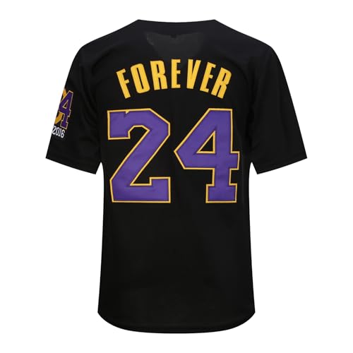 BRFOX Camisa masculina Legend 8 24 Movie Baseball Jersey uniforme esportivo costurado