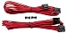 Produktbild Corsair CP-8920166 Premium Sleeved "RMi-, RMx,- SF und Typ4 (Generation 3)-Serie" Netzteil EPS12V/ATX12V-Kabel rot